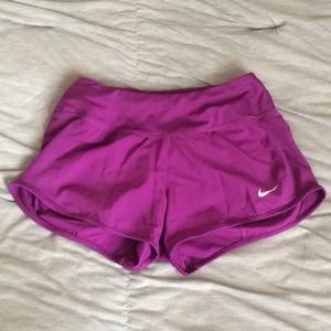 Nike Pro Magenta Running Athletic Shorts XS